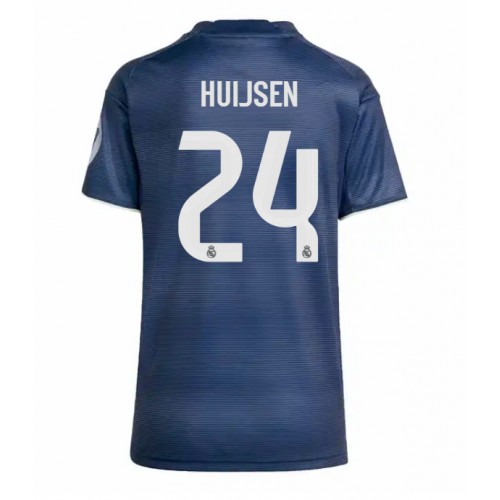 Lacne Ženy Futbalové dres Real Madrid Dean Huijsen #24 2025-26 Krátky Rukáv - Preč